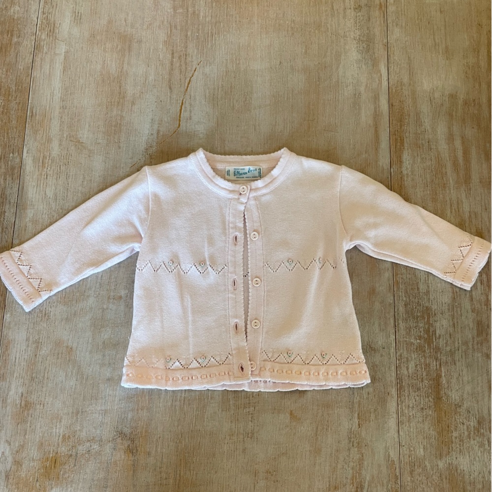 Feltman brothers light pink cardigan